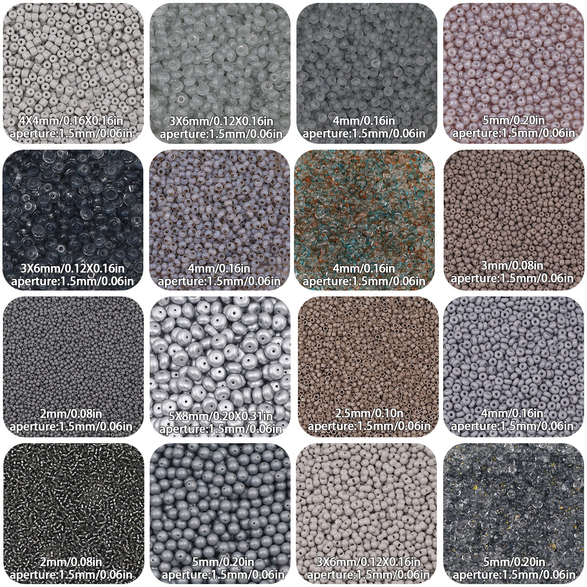 Bohemian Style Glass Seed Beads for Bracelet Making